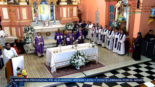 Misa por los 50 años de vida sacerdotal de Fr. Gervasio González, OFM