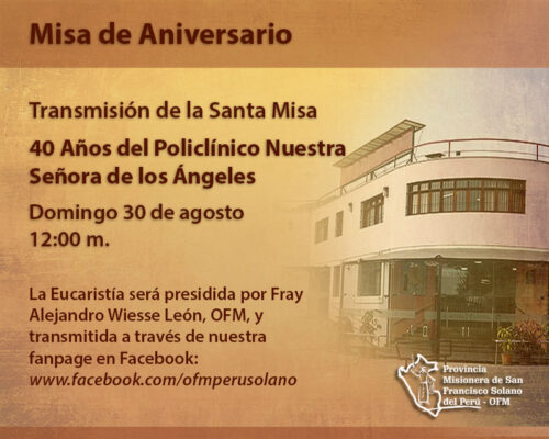 Santa Misa 40 Aniversario: Policlínico Nuestra Señora de los Ángeles