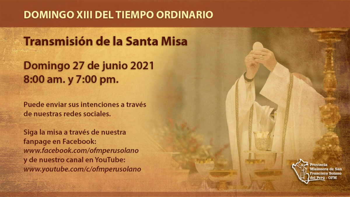 Eucaristía: XIII Domingo del Tiempo Ordinario