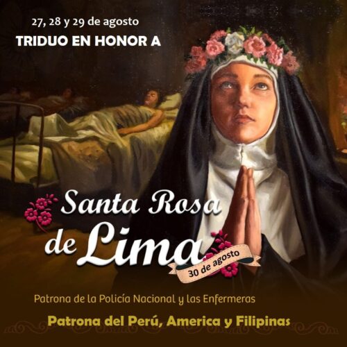 Triduo en honor a Santa Rosa de Lima