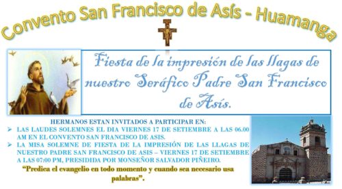Ayacucho – Fiesta de la Impresión de las Llagas de San Francisco de Asís