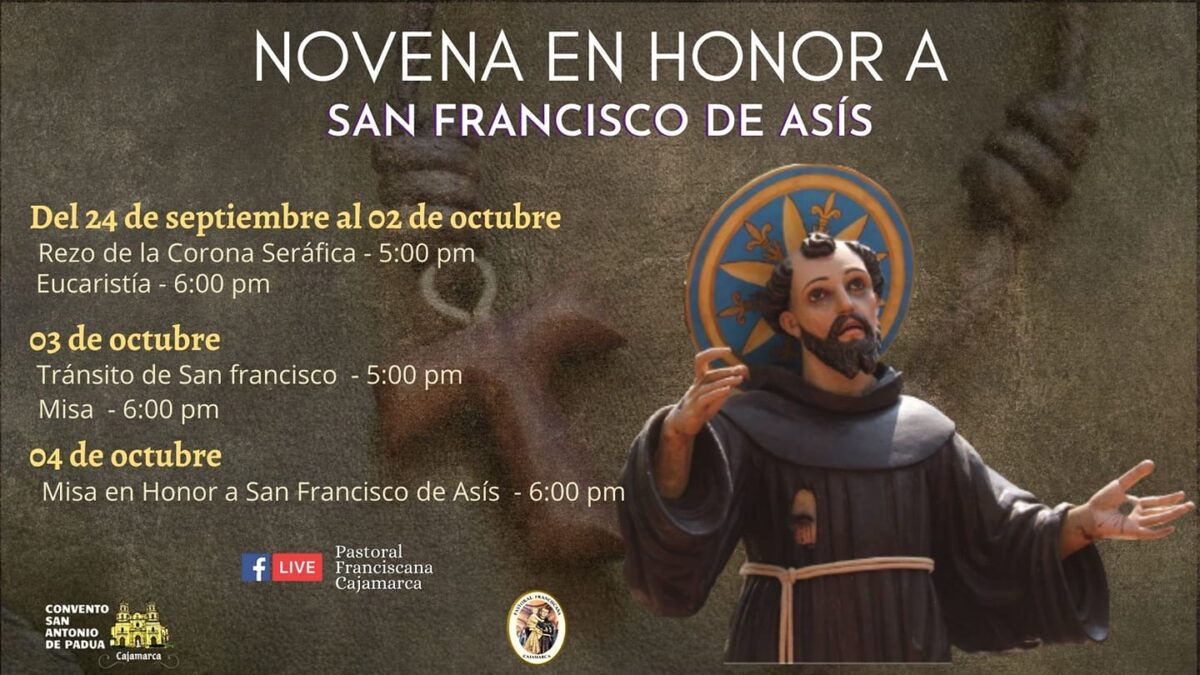 Cajamarca: Novena de San Francisco de Asís