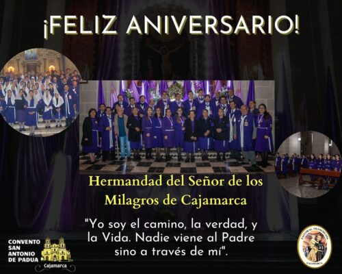 Aniversario: Hermandad del Señor de los Milagros – Cajamarca
