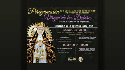 Cajamarca: Peregrinación de la Santísima Virgen de los Dolores