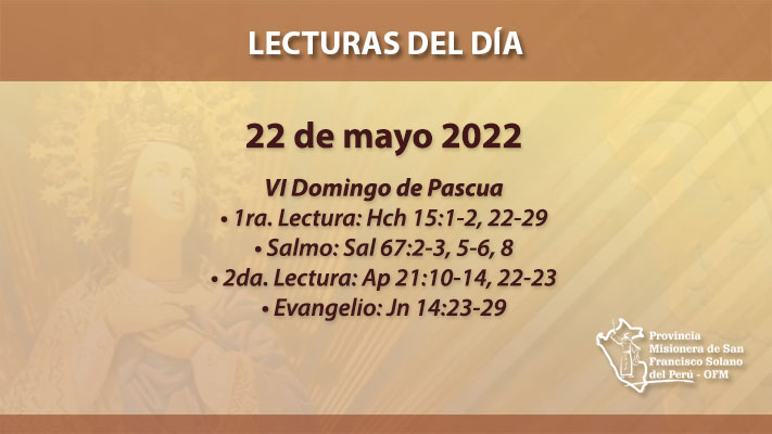 Lecturas del día: 22 de mayo 2022
