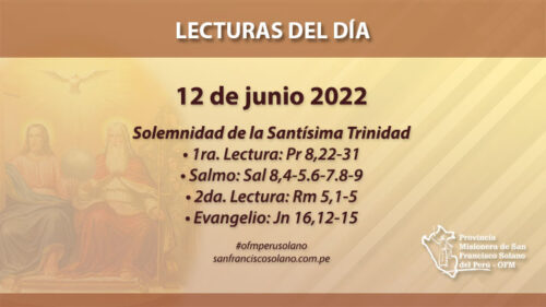 Lecturas del día: 12 de junio 2022