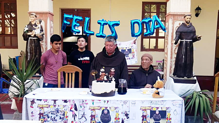 Huamanga: saludos a Fray Antonio Saldaña OFM
