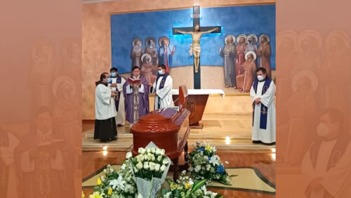 Misa de cuerpo presente de Fray Félix Santamaría Benito OFM