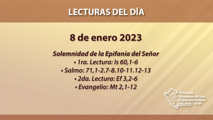 Lecturas del día: 8 de enero 2023